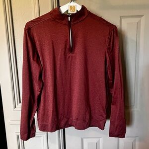 Southern Tide Mauve Zip Up Sweater